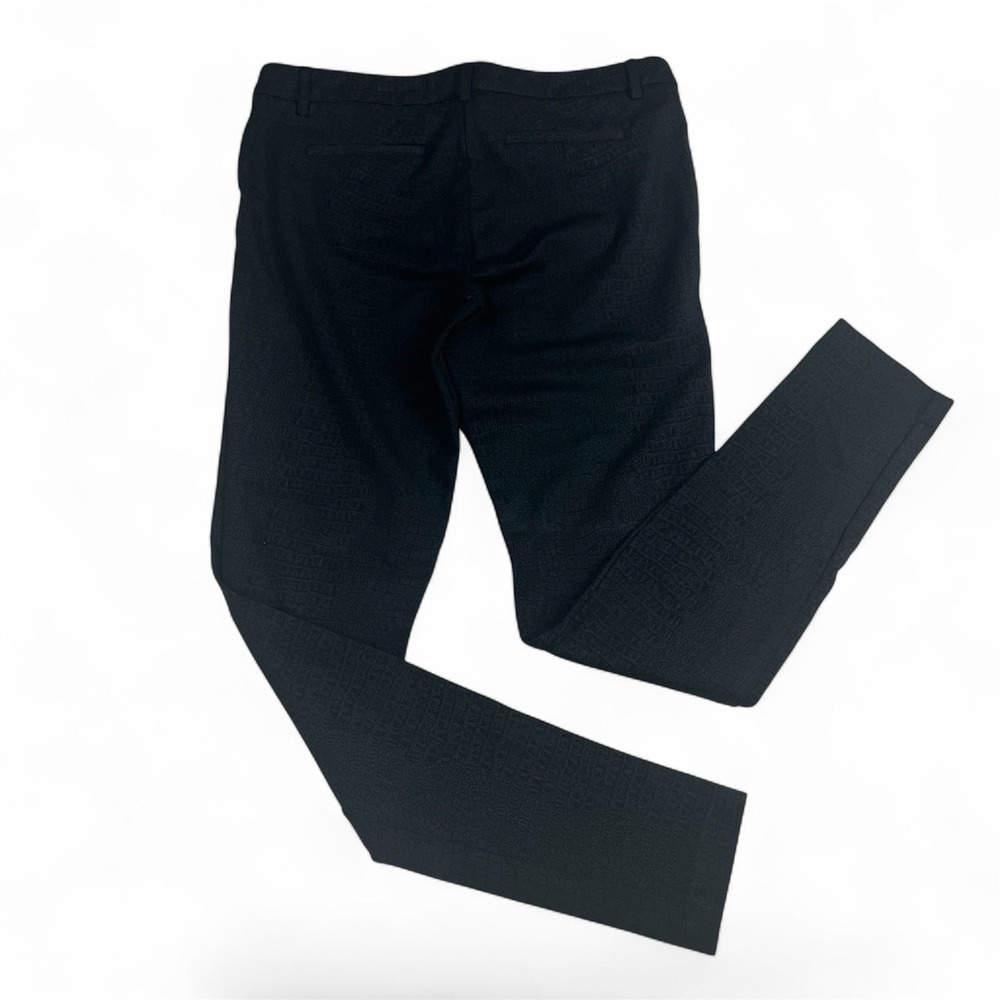 ABS Platinum Women's 8‎ Black Alligator Print Jeggings It-Girl Grunge Edgy Vixen - Picture 7 of 12